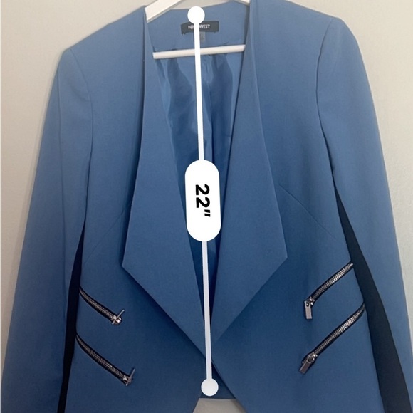 Vintage Nine West Women's Draped Open Zip Pocket x 4 Vintage - Picture 8 of 8